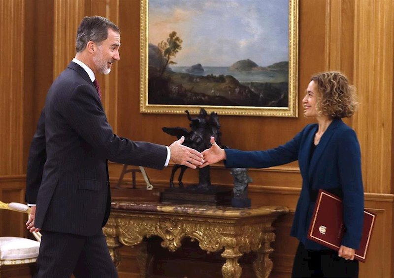 ep el rey felipe vi recibe a la presidenta del congreso meritxell batet ep el rey felipe vi recibe a la presidenta del congreso meritxell batet