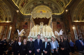 ep el vicepresidente de la junta y consejero juan marin en su visita a la basilica de la macarena en