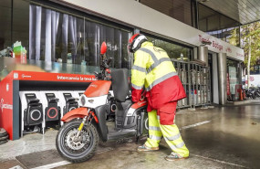 ep estacion de baterias de las motos compartidas de acciona