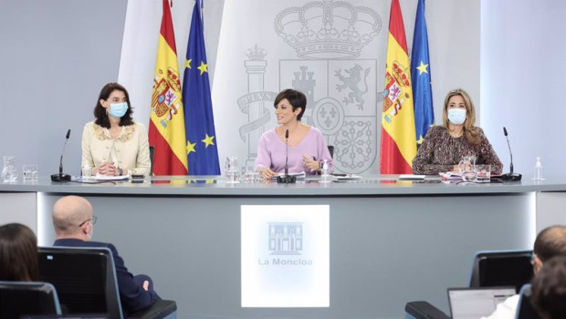ep i d la ministra de justicia pilar llop la ministra de politica territorial y portavoz del