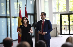 ep la candidatappla presidenciala comunidadmadrid isabel diaz ayusocandidatociudadanosla presidenciala comunidadmadrid igancio aguado duranteruedaprensa tras cerraracuerdo48 horasplenoinvestidu
