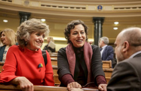 ep la diputada socialista y exministra de sanidad maria luisa carcedo y la diputada socialista y