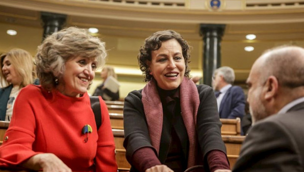 ep la diputada socialista y exministra de sanidad maria luisa carcedo y la diputada socialista y