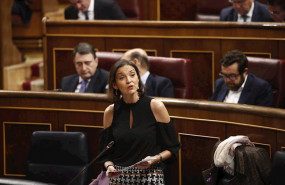 ep la ministra de industria comercio y turismo reyes maroto interviene desde su escano en el