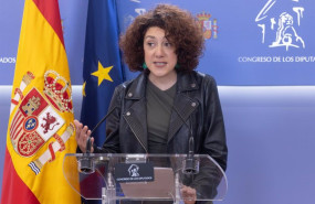 ep la portavoz de sumar en el congreso aina vidal durante una rueda de prensa anterior a la junta de