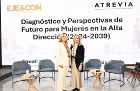 ep la presidenta de ejecon cristina sancho y la ceo de atrevia asuncion soriano