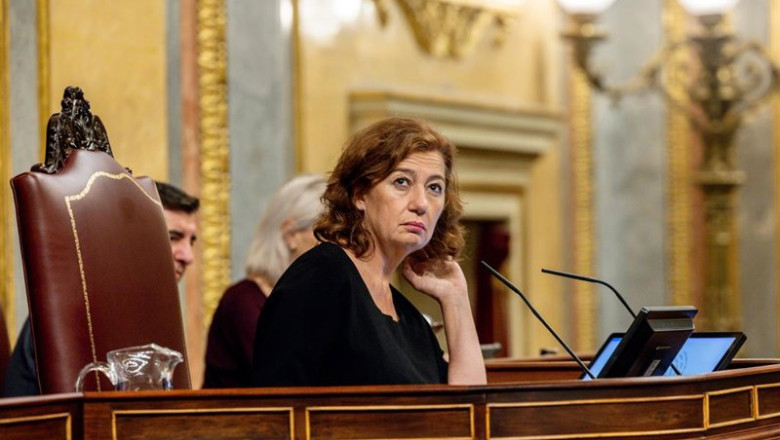 ep la presidenta del congreso francina armengol durante una sesion plenaria en el congreso de los