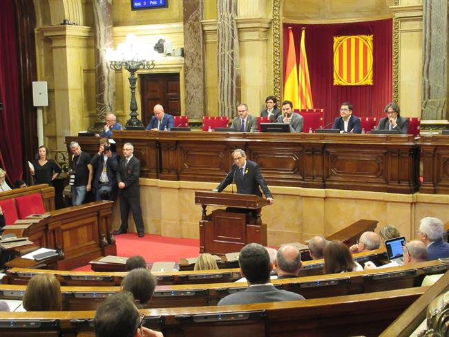 ep presidentela generalitat quim torra intervieneparlament