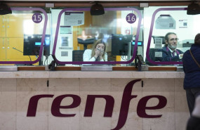 ep trabajadores de renfe en la estacion de sants a 26 de enero de 2026 en barcelona