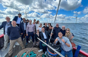 ep una delegacion de la consejeria canaria de transicion y socios de fedeport y el cluster maritimo