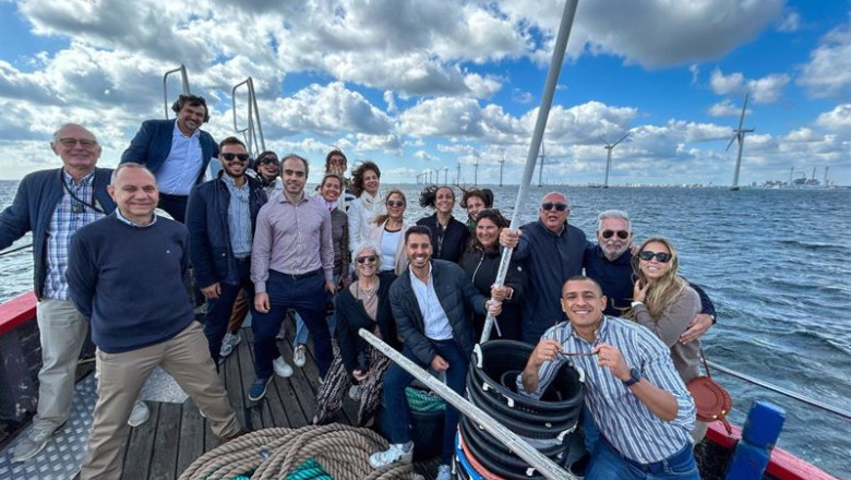 ep una delegacion de la consejeria canaria de transicion y socios de fedeport y el cluster maritimo