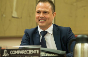 ep alberto hernandez ex director general del incibe durante una comparecencia en 2017 en el congreso