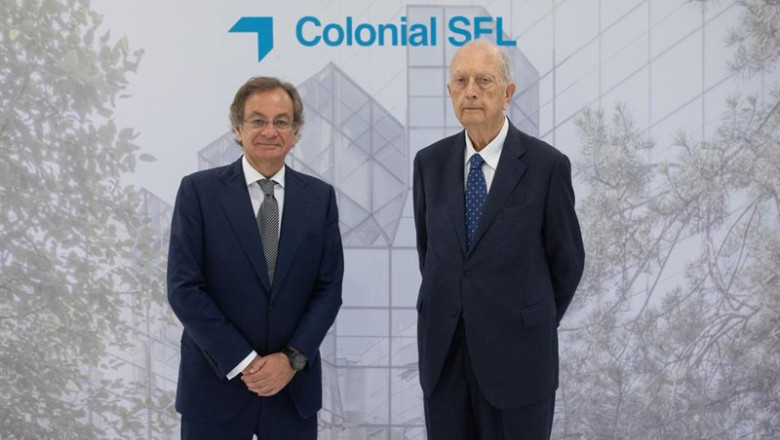 ep archivo   el consejero delegado de colonial izq pere vinolas y el presidente juan jose brugera