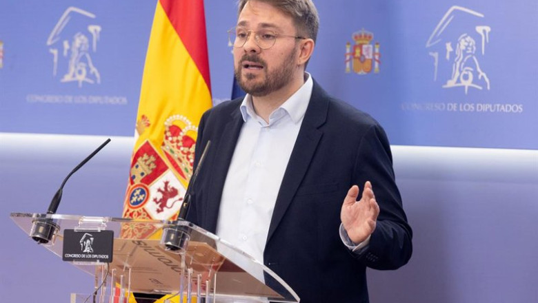 Archivo - El diputado de Sumar Alberto Ibáñez durante una rueda de prensa, en el Congreso de los Diputados, a 9 de diciembre de 2025, en Madrid (España). | Eduardo Parra - Europa Press - Archivo ep archivo el diputado de sumar alberto ibanez durante una rueda de prensa en el congreso de los 20260112155604