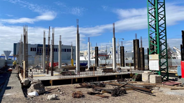 ep archivo la aplp avanza en las obras del nuevo edificio de la guardia civil en el puerto de las ep archivo la aplp avanza en las obras del nuevo edificio de la guardia civil en el puerto de las