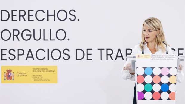 ep archivo   la vicepresidenta segunda y ministra de trabajo y economia social yolanda diaz durante