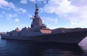 ep archivo   recreacion virtual de la futura fragata f 110 para la armada espanola que hara navantia
