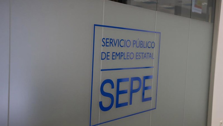 ep archivo   un logo del sepe de la oficina de empleo del sepe del barrio del pilar a 2 de abril de