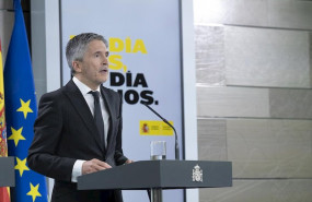 ep el ministro de interior fernando grande-marlaska comparece ante los medios para informar de las
