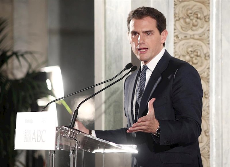 ep el presidente de ciudadanos albert rivera durante su intervencion en el foro abc-deloitte