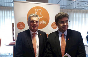 ep el presidente de euskaltel xabier iturbe y el ceo de euskaltel jose miguel garcia