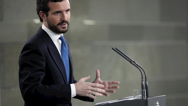 ep el presidente del pp pablo casado en rueda de prensa tras su reunion con el presidente del 20200217170403