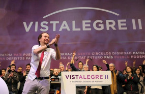 ep el secretario general de podemos pablo iglesias en la asamblea de vistalegre ii en 2017