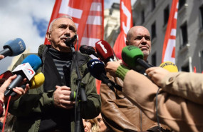 ep el secretario general de ugt pepe alvarez y el secretario general de ccoo unai sordo