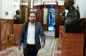 ep el vicepresidente segundo del gobierno pablo iglesias a su llegada este jueves al congreso para