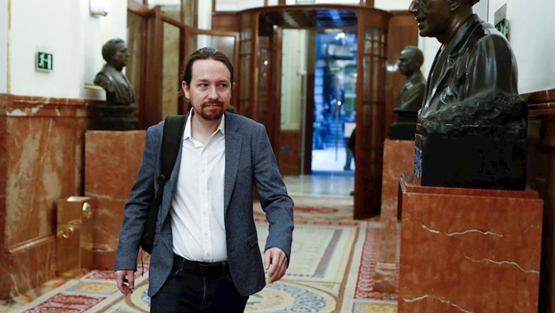 ep el vicepresidente segundo del gobierno pablo iglesias a su llegada este jueves al congreso para