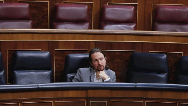 ep el vicepresidente segundo del gobierno pablo iglesias este miercoles durante la sesion de control