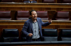 ep el vicepresidente segundo del gobierno pablo iglesias interviene en la sesion de control al