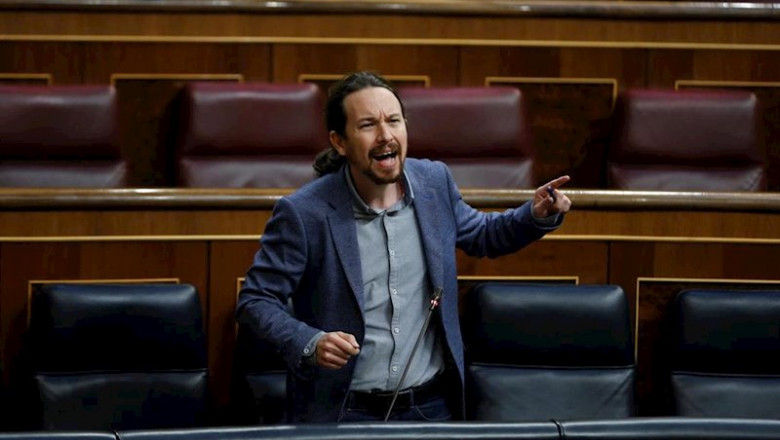 ep el vicepresidente segundo del gobierno pablo iglesias interviene en la sesion de control al ep el vicepresidente segundo del gobierno pablo iglesias interviene en la sesion de control al