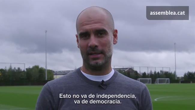 El entrenador Pep Guardiola en un vídeo de la ANC | ANC ep entrenador pep guardiolaun videola anc