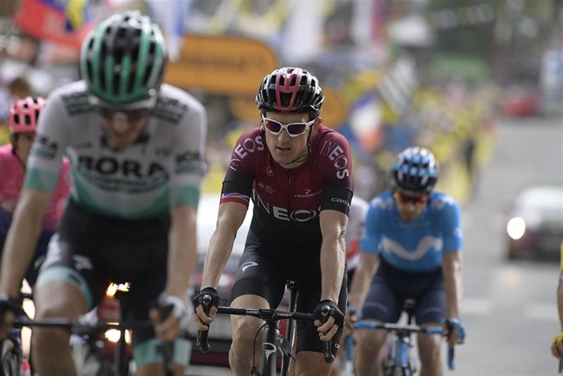 ep geraint thomas durante una etapa del tour de francia 2019