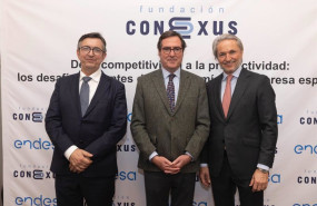 ep i d el presidente de la cev vicente lafuente el presidente de la ceoe antonio garamendi y el