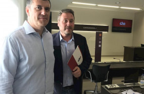 ep jose luis soro y joaquin palacin cha en la sala de prensa de las cortes de aragon