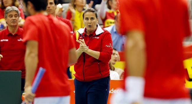 La Capitana Del Equipo Español De Copa Davis, Conchita Martínez | HTTP://WWW.COPADAVIS.COM/ ep la capitanaequipo espanolcopa davis conchita martinez