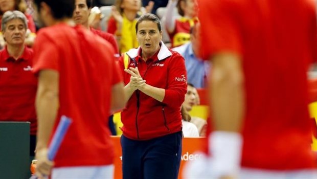 ep la capitanaequipo espanolcopa davis conchita martinez