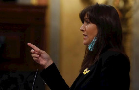 ep la diputada de junts per catalunya laura borras durante su intervencion en el pleno del congreso