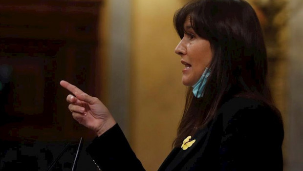ep la diputada de junts per catalunya laura borras durante su intervencion en el pleno del congreso