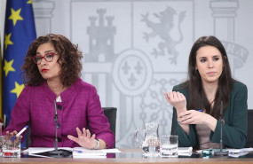 ep la ministra de hacienda y portavoz del gobierno maria jesus montero y la ministra de igualdad