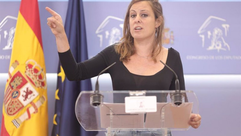 ep la portavoz de la cup en el congreso mireia vehi ofrece una rueda anterior a la celebracion de la