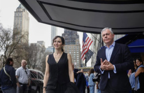 ep la presidenta de la comunidad de madrid isabel diaz ayuso en la primera jornada de su viaje