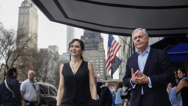 ep la presidenta de la comunidad de madrid isabel diaz ayuso en la primera jornada de su viaje