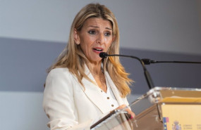 ep la vicepresidenta segunda del gobierno y ministra de trabajo yolanda diaz en su comparecencia de