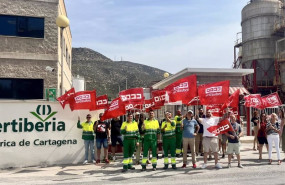 ep los sindicatos convocan once dias mas de huelga en las cinco fabricas de fertiberia en contra del