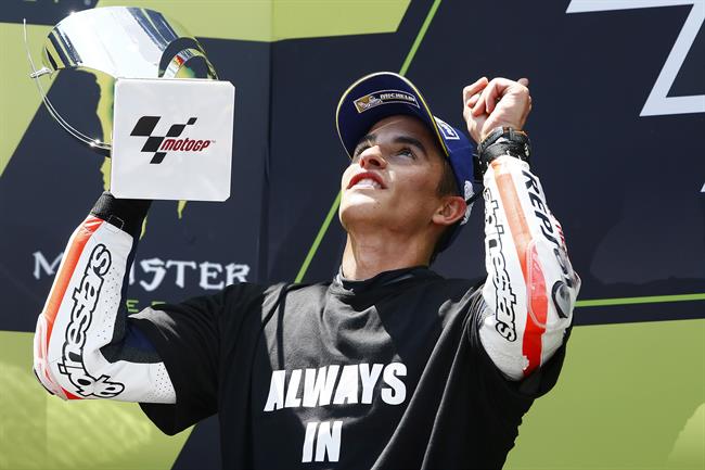 ep marc marquezpodiumgpcatalunya