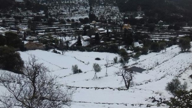 ep nieve valldemossa frio nevar invierno tiempo recurso