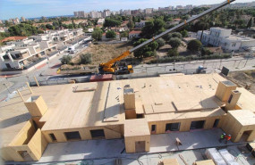 ep primera planta de estructura de madera completada en la promocion fioresta de aedas homes en san ep primera planta de estructura de madera completada en la promocion fioresta de aedas homes en san